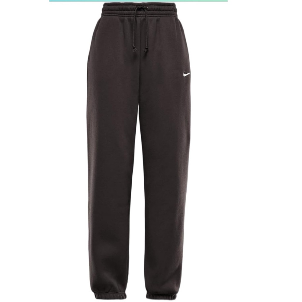 Nike Women's Sportswear Phoenix Fleece High-Waisted Oversized Sweatpants Brown